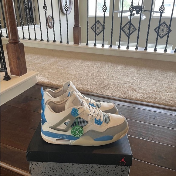 Jordan 4 “off white” Military Blue Concept - Picture 5 of 8